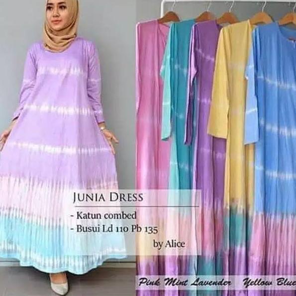 "DNK.18Oc22a" GAMIS RAINBOW JUNIA DRESS || GAMIS PELANGI || RAINBOW TIEDIE || GAMIS BUSUI || HOME DR