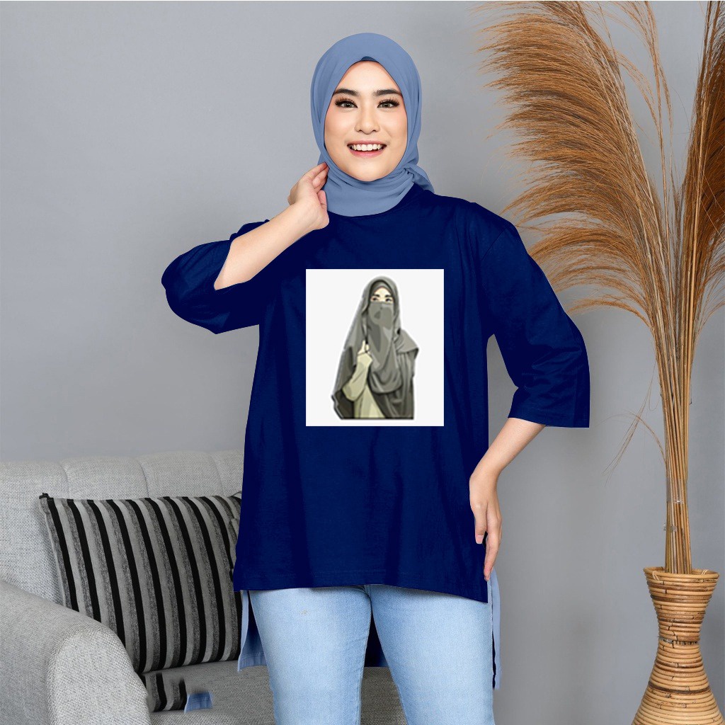 FC - TUNIK BASIC OVERSIZE WANITA HIJAB'S VARIASI 0230 DTF