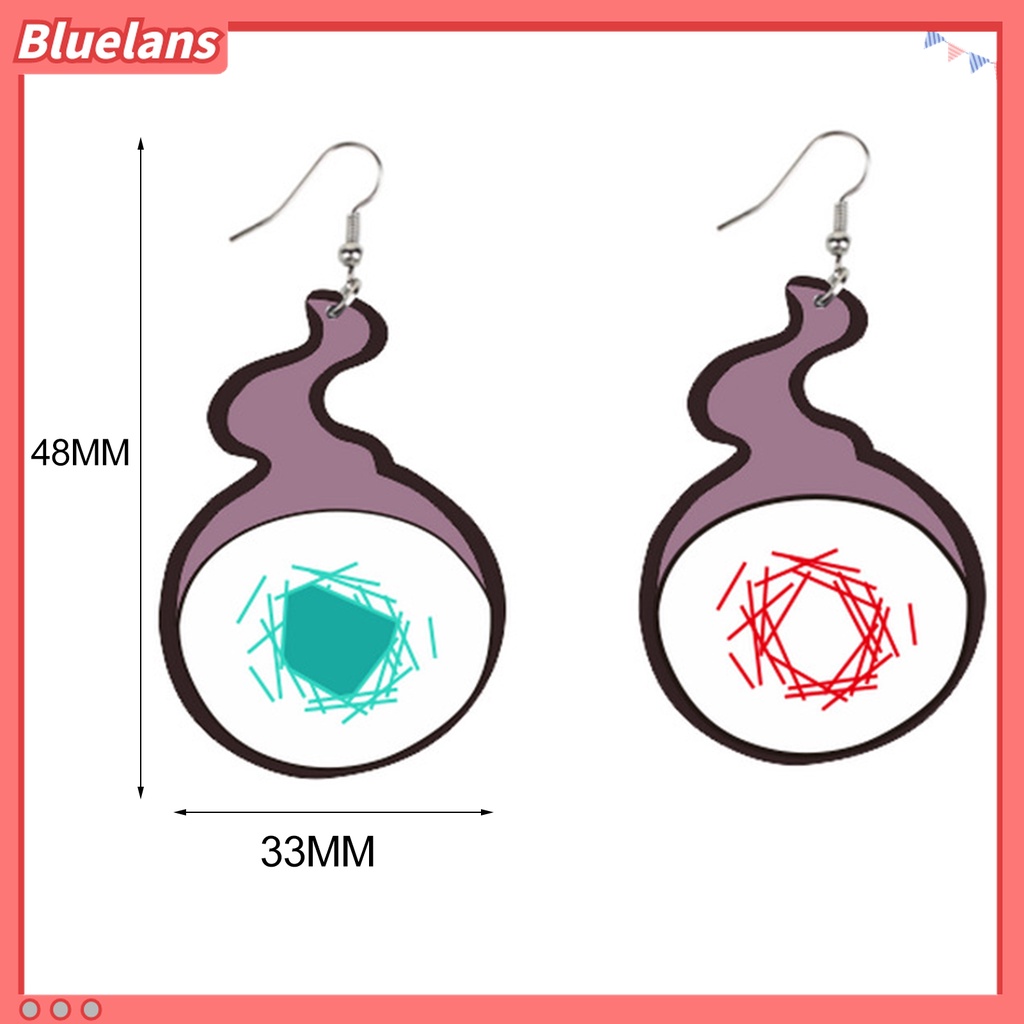 1 Pasang Anting Kait Desain Anime Toilet Bound Hanako Kun Bahan Akrilik Untuk Kostum Cosplay