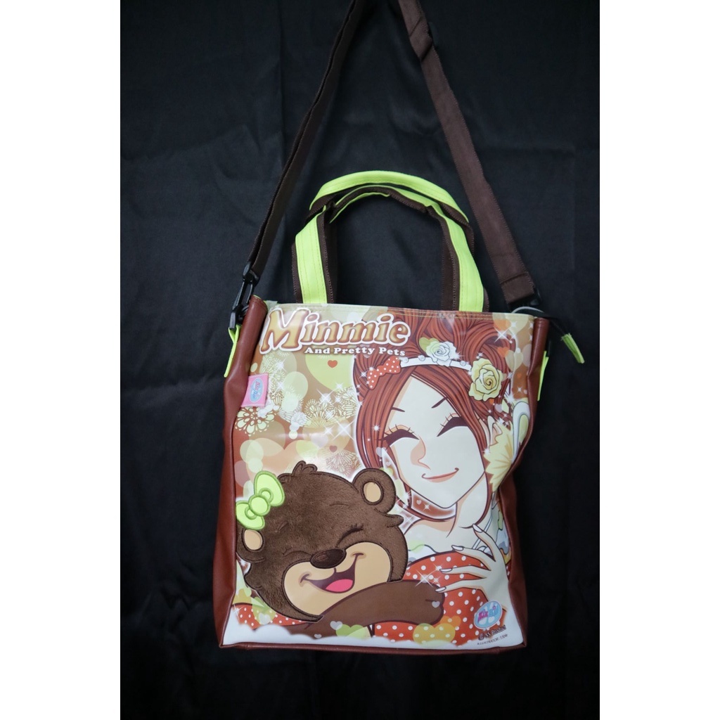 Preloved Tas Selempang Anak Kartun Minmie and Pretty Pets