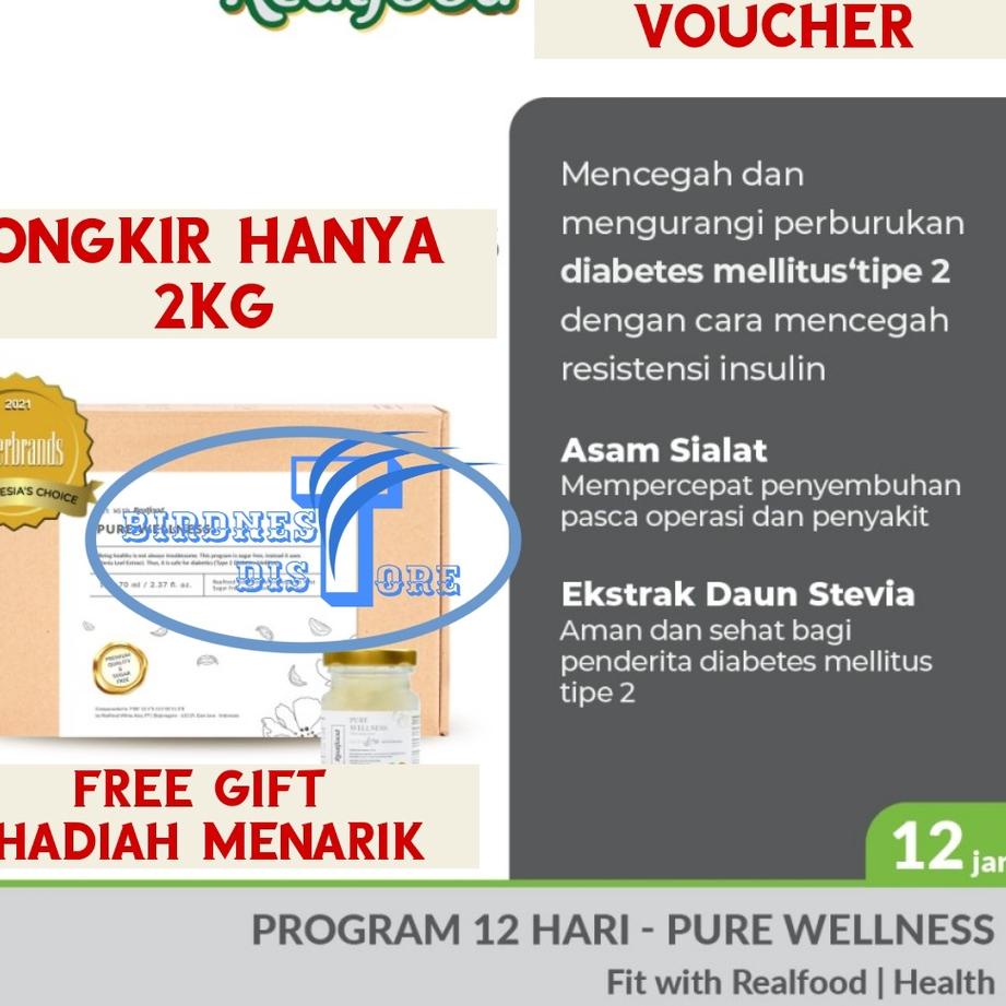 

Diskon Gede--Realfood Pure Wellness Fully Concentrated Extra Daun Stevia 12 Jar ( Minuman sarang walet )