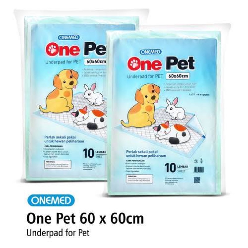 UNDERPAD ONEPET 60x60 pak