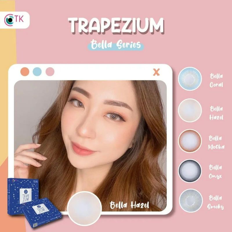 Softlens TRAPEZIUM 14.5 MM by CTK / Softlen Soflen Softlense Warna NORMAL