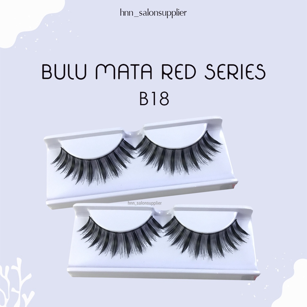 B18 Bulu Mata Palsu Handmade Fake Eyelash Eye Lashes Lash Artifivial Belle Eyelashes