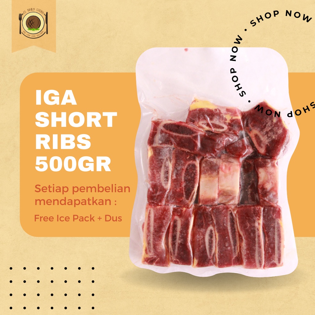 

Iga Short Ribs 500gr