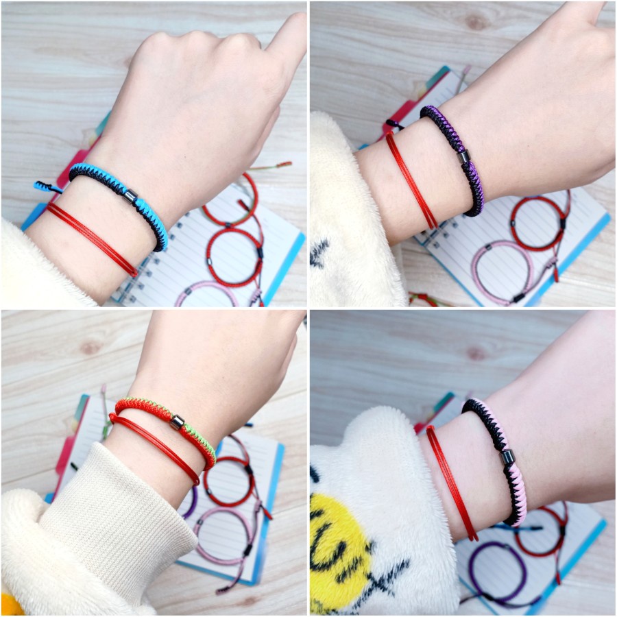 Gelang Tangan simpul kreatif persahabatan unisex LR4