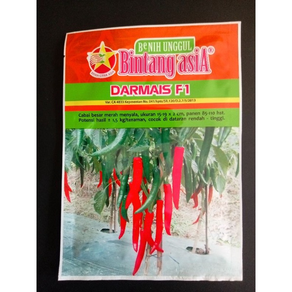 Benih Cabe Merah Besar DARMAIS F1/10 Gr