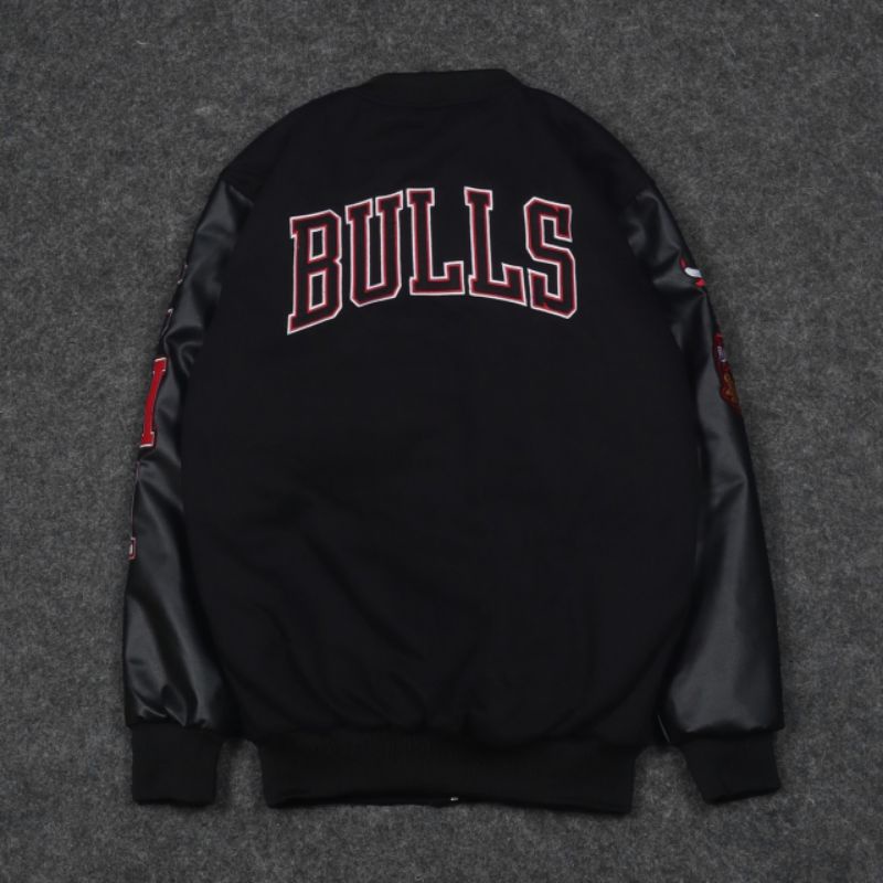 VARSITY JAKET HOODIE SWEATER NBA BULLS FULLTAG &amp; LABEL