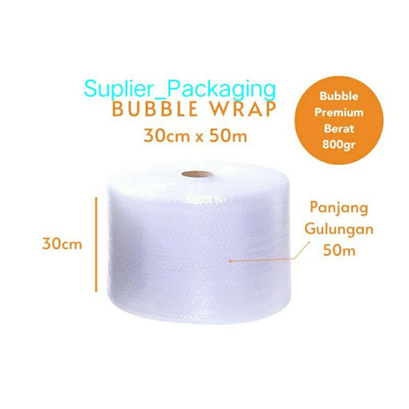 

{Suksesstore168} Plastik Bubble Warp Putih 50 Meter x 30 CM