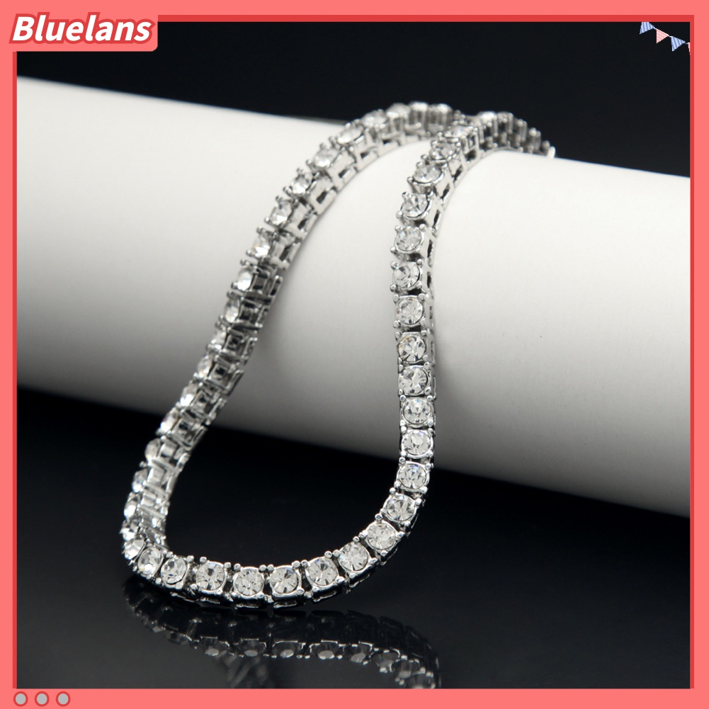 Gelang Berlian Imitasi Model Baris Tunggal Untuk Pria