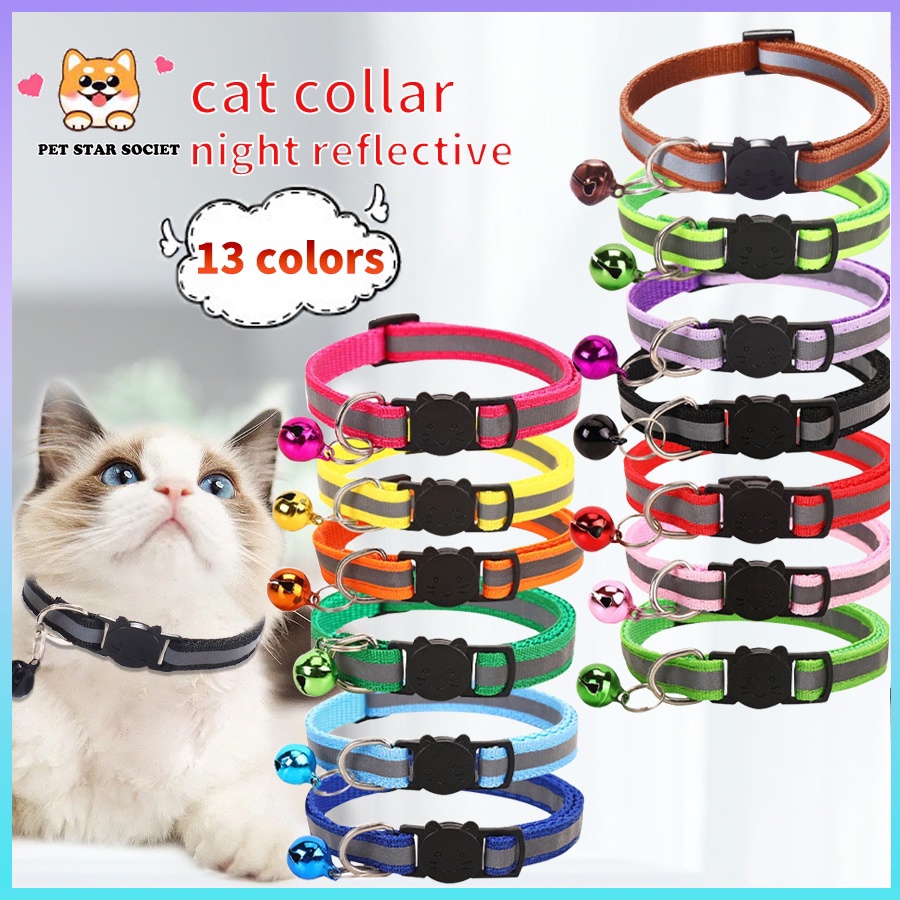 Kalung Kucing Anjing Kecil SPOT LIGHT Adjustable Lonceng - Bunyi Krincing Murah GROSIR Lucu Aksesoris Hewan - Untuk Kitten Adult Dewasa Bagus Keren Unik Betina Jantan Besar - Hewan Peliharaan Kelinci Musang Cat Dog Necklace