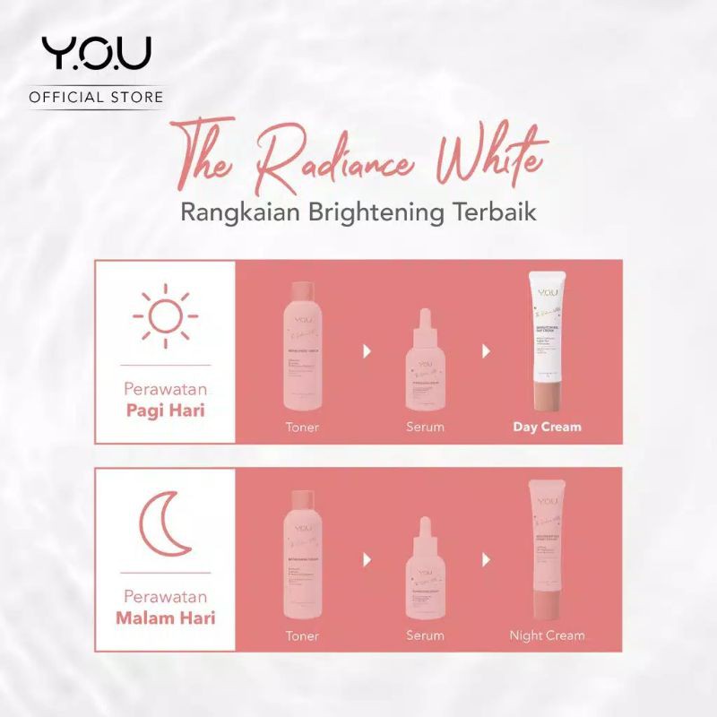 YOU THE RADIANCE WHITE ADVANCED DAY CREAM 30GR