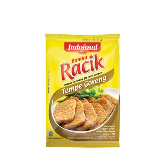 

Indofood Bumbu Racik Tempe Goreng 20 gr