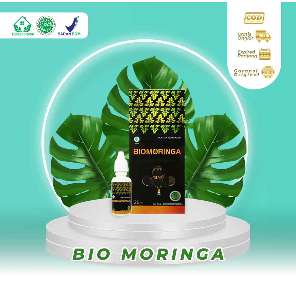 Bio moringa Obat tetes Herbal Original Bersertifikasi BPOM