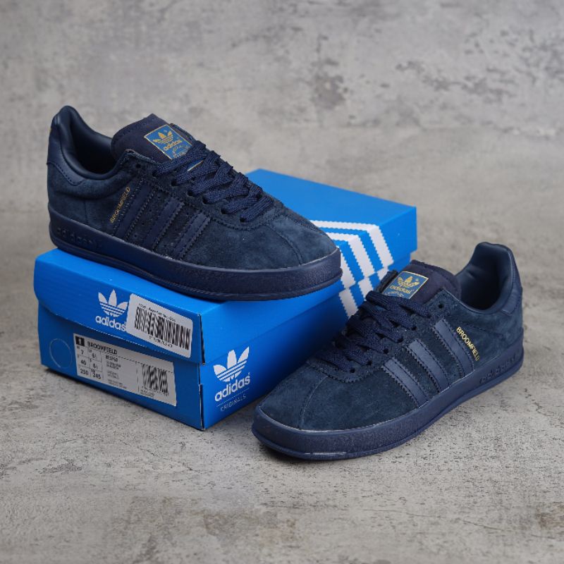 (OLK) Sepatu Adidas Broomfield Navy Blue