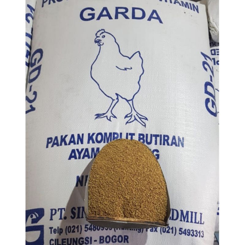 GARDA 21 (GD21) VOER AYAM MAKANAN AYAM TERNAK 50000 GRAM (50KG)