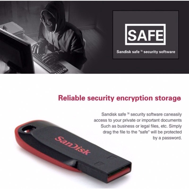 Flashdisk Cruzzer Blade 32Gb Sandisk