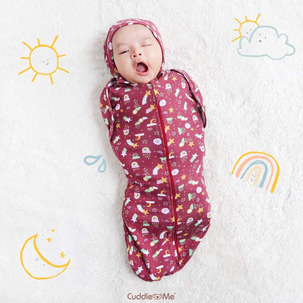 Bedong Instan Bayi Hybrid Swaddlepod CuddleMe Bedong Bayi Instan Kain Bedong cuddle me