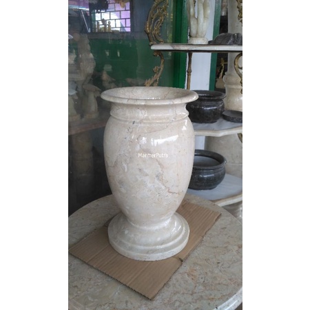 Vas Bunga Vas Air Marmer Putih Gratis ongkir area jawa