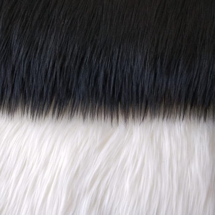 KARPET BULU Karpet bulu putih asimetris - rusiian putih anti slip karakter premium kamar tidur rasfu