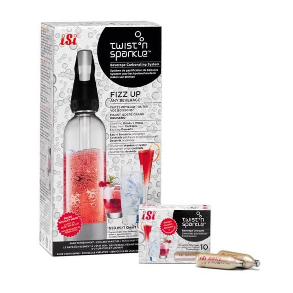 ISI Twist & Sparkle Starter Kit - Soda Maker