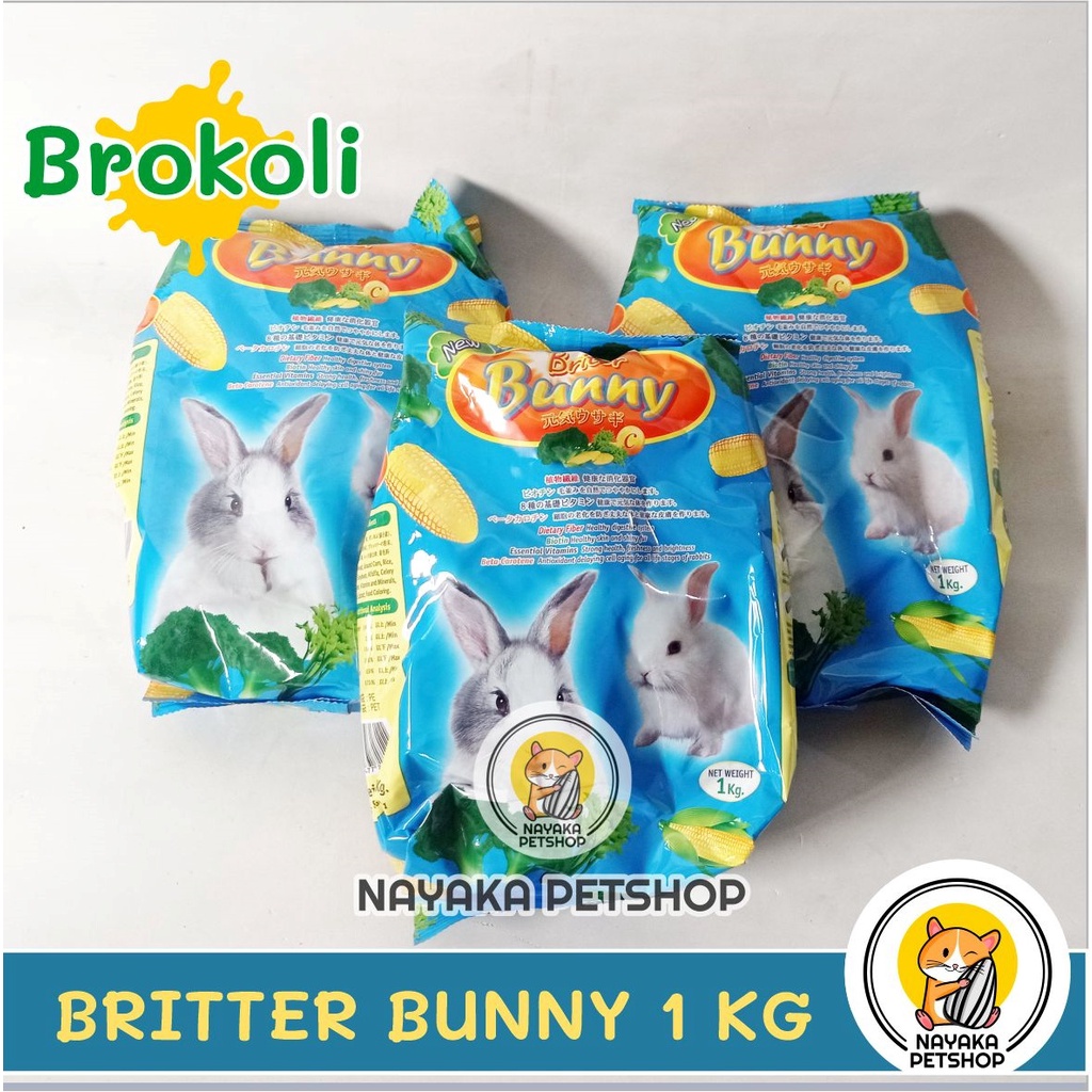 Briter Bunny 1 Kg Pakan Kelinci Makanan Pelet Rabbit Food