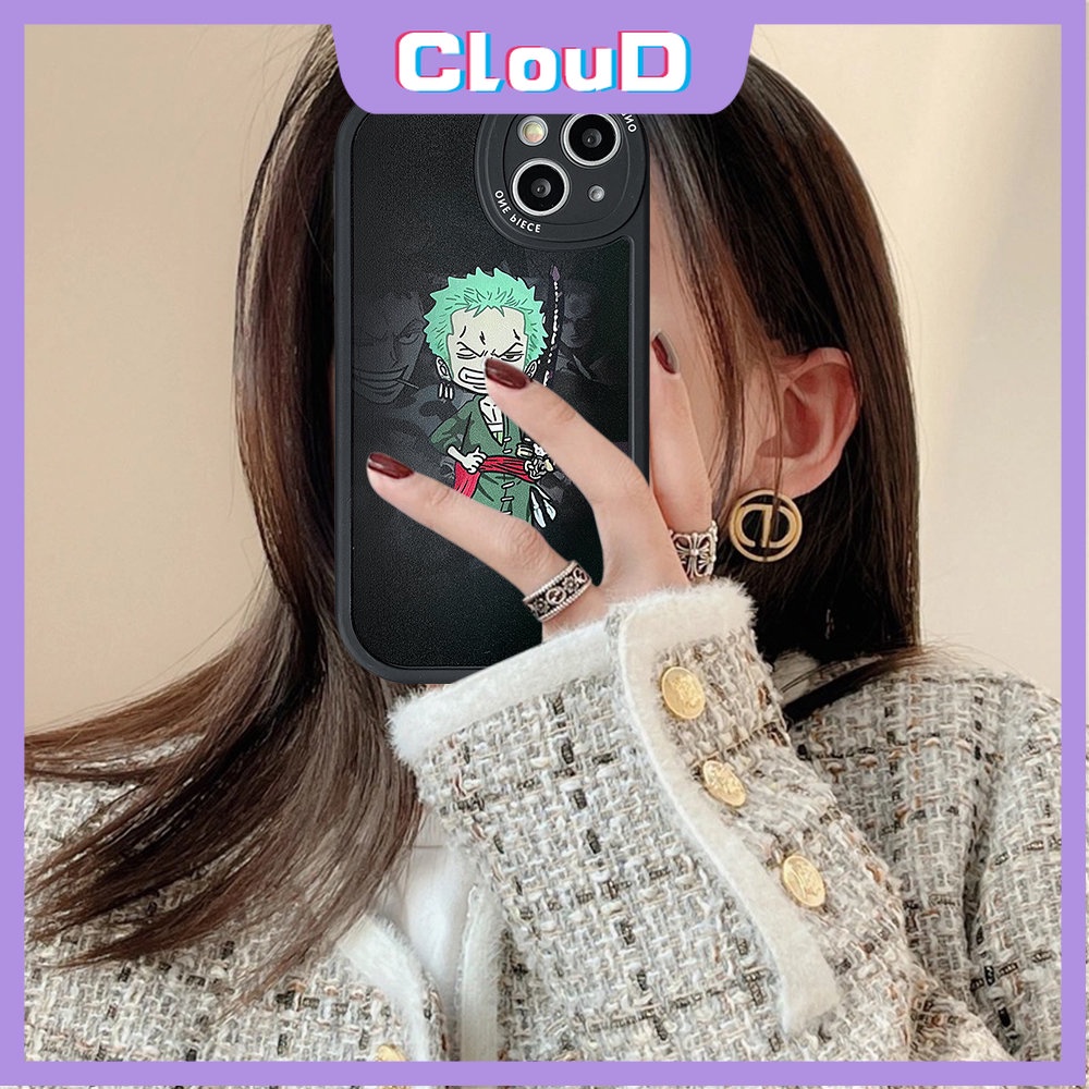 Soft Case Tpu Motif Anime One Piece Untuk iPhone 11 13 12 14 Pro Max 7Plus 6Plus XR X XS Max 6 6s 7 8 Plus SE 2020