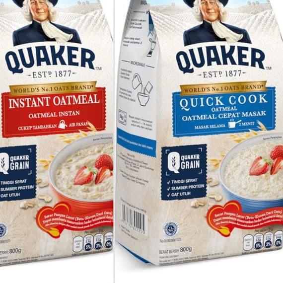 

COD✔️Quaker Oatmeal Instant / Quick Cooking 800gram / Quaker Instant Oatmeal|RA9