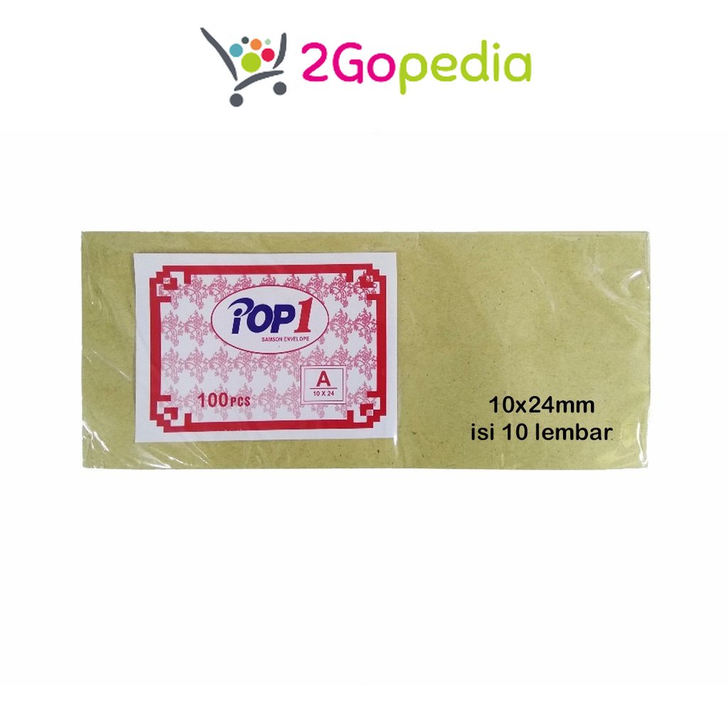 

Amplop Samson A (10x24) isi 10 Super Pop1 Grosir Murah Atk