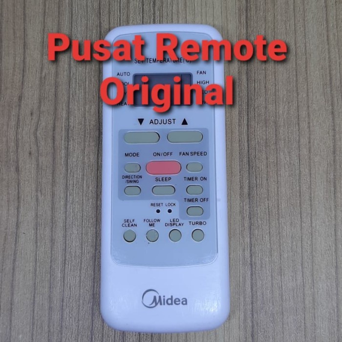 REMOTE REMOT AC MIDEA R51I19/BGE ORIGINAL ASLI