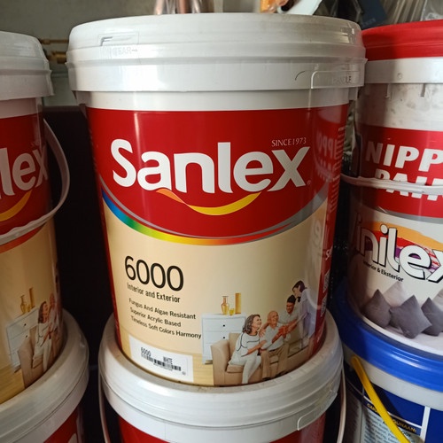 CAT TEMBOK SANLEX 6000 WHITE PAIL 25KG