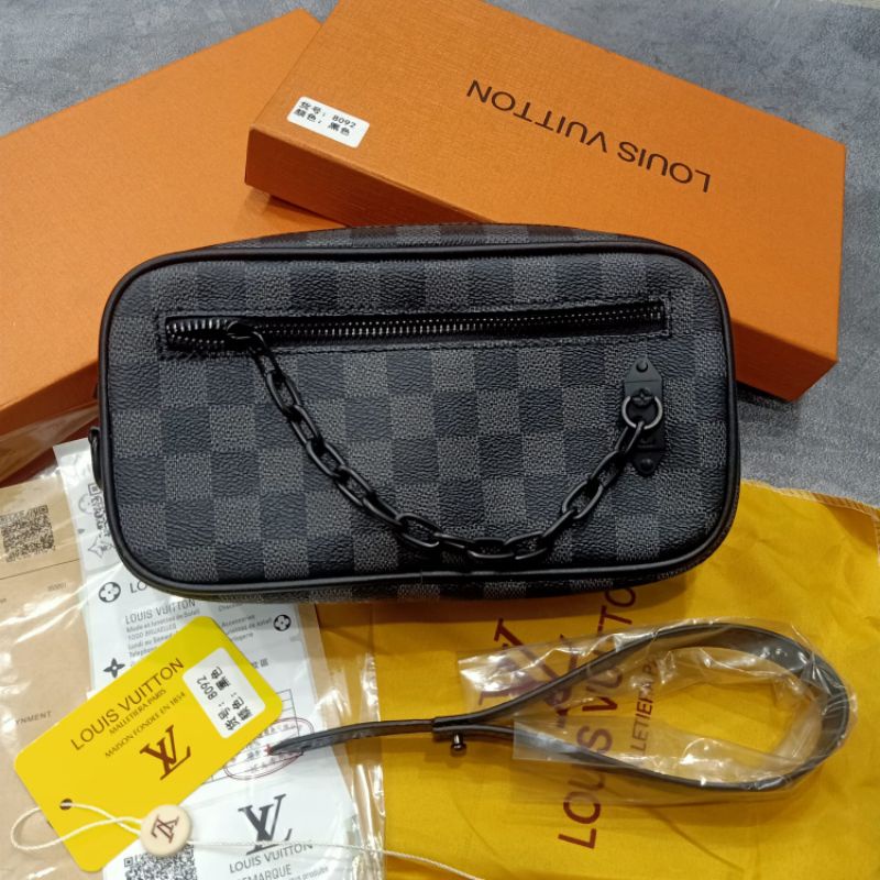 CLUTCH LV Premium/Tas Tangan Lv/Hand Bag Lv Mirror Quality