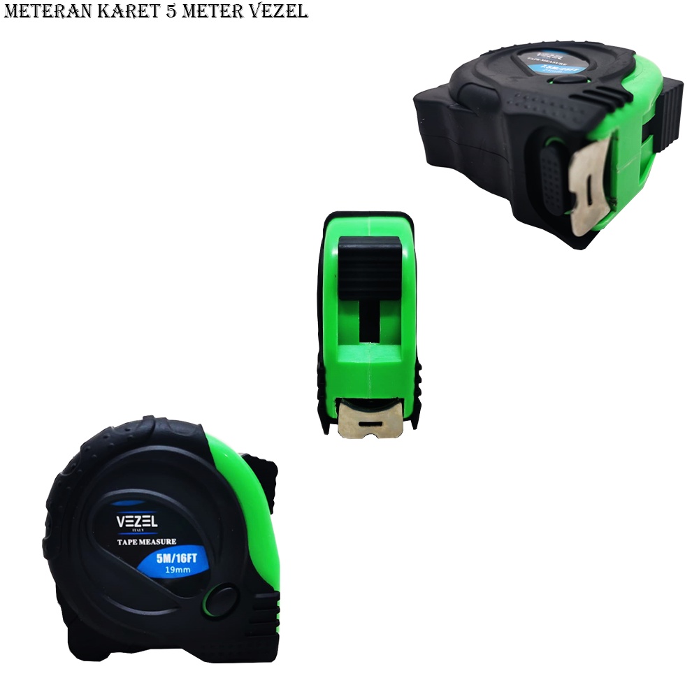 Meteran Karet Vezel Alat Ukur Dimensi 3 METER- 5 METER- 7,5 METER