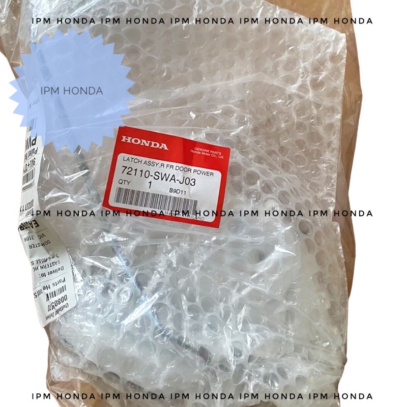 72110 / 72150 SWA Latch Motor Central Door Lock Doorlock Actuator Aktuator Kunci Pintu Depan Kanan / Kiri Honda CRV GEN 3 RE1 RE3 2007 2008 2009 2010 2011 2012