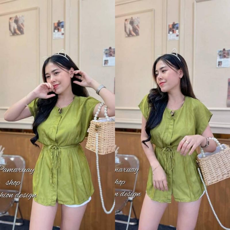 ATASAN PAMARUAY POLOS FASHION WANITA IMPORT BANGKOK CODE P 02