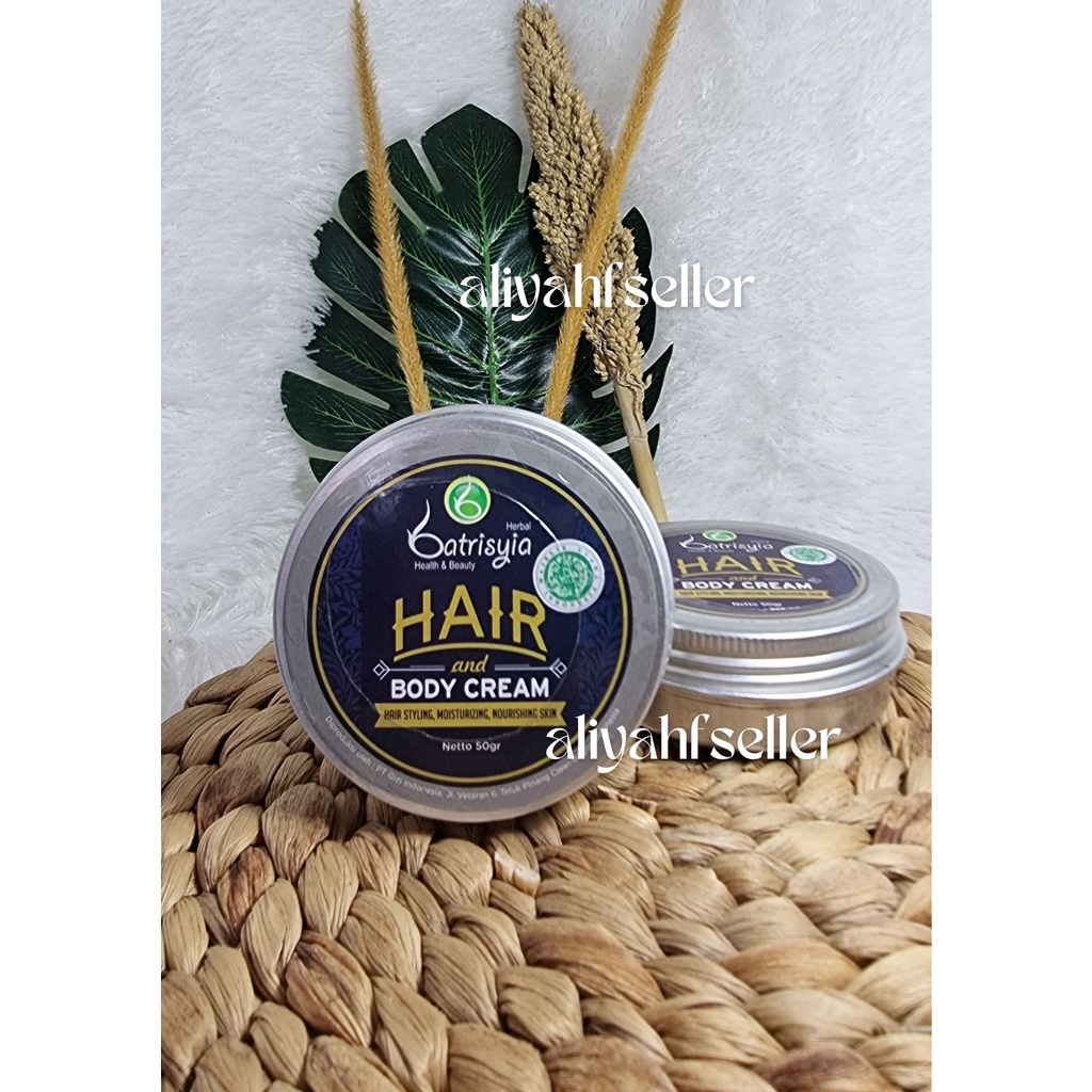 Batrisyia Pomade Hair & Body Cream - Batrisyia - Pomade - Perawatan rambut kering - Pelembab rambut 