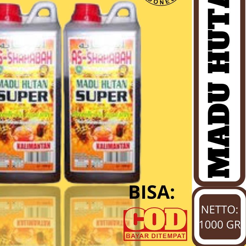 

GRATIS ONGKIR✅Madu Asli Hutan Murni Multiflora Organik Beepolen Royal Jelly assahabah 1kg|RA3