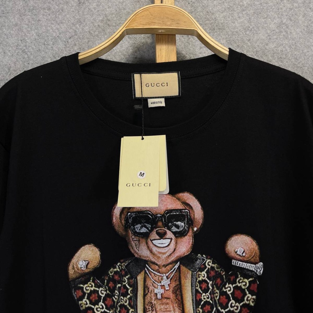 KAOS TSHIRT G**CI BEAR HYPEBEAST DIRTY LABEL MIRROR FULLTAG 1:1