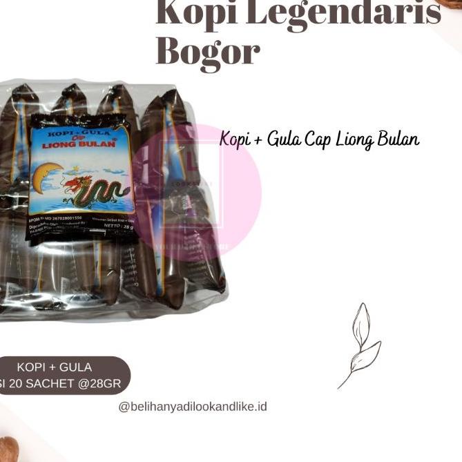

FREE ONGKIR!Kopi Gula Liong Bulan Isi 20 Bks x 28gr|KD2