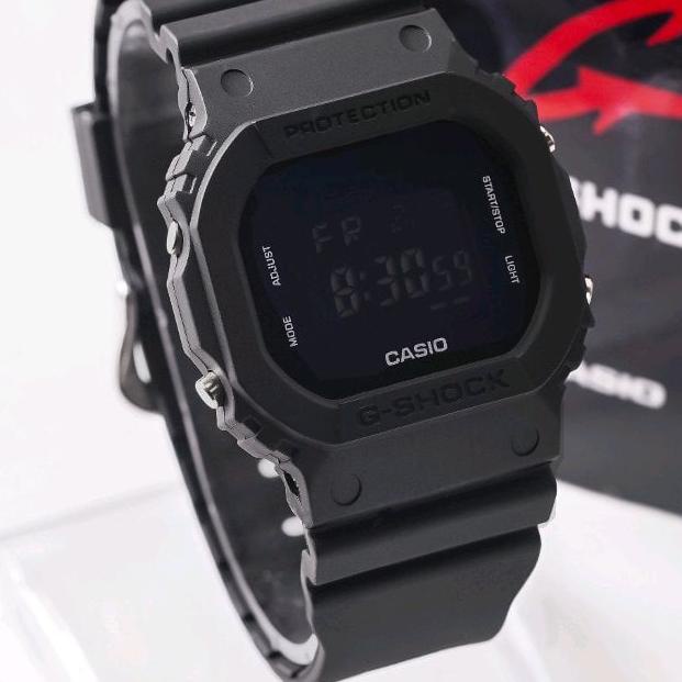 ➥Terbaru JAM TANGAN GSHOCK CASIO DW 5700 BULAT DAN SEGI FULL HITAM BULAT FULL HITAM SEGI