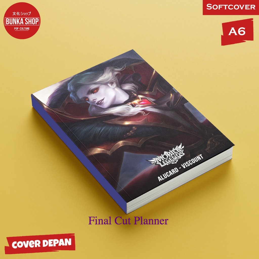 

Pocket Note Mobile legends Alucasrd Viscount Softcover A6 Buku tulis Catatan Notes Agenda Planner Jurnal .