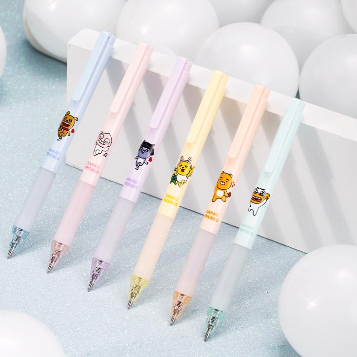 

Best! Deli Pen Cetek KAKAO Friends, Ujung Bundar 6PCS/Box A105 . . . . . .
