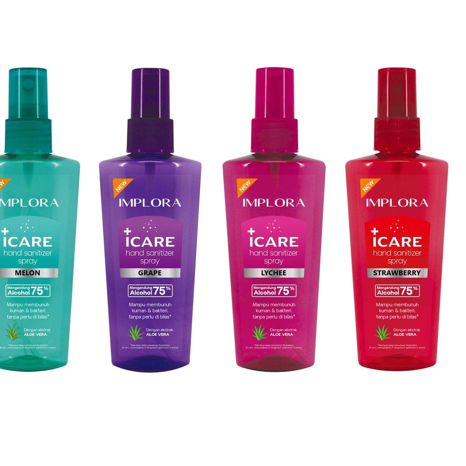 Original % Implora iCare New Hand Sanitizer Spray (BELI 2 GRATIS 1 ALL VARIAN) [CODEBARANG760QES]
