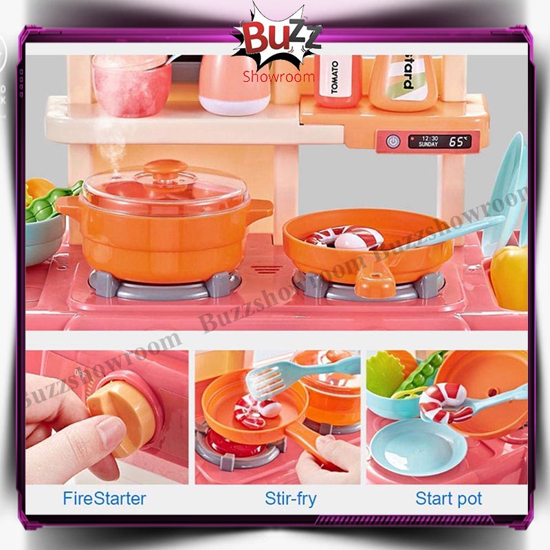 Kitchen Set Jumbo Mainan Anak Masak Masakan Dapur Besar SPRAYING MIST