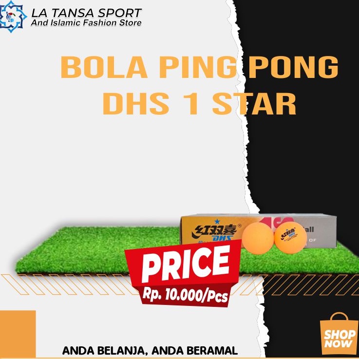 BOLA PINGPONG DHS 1 STAR