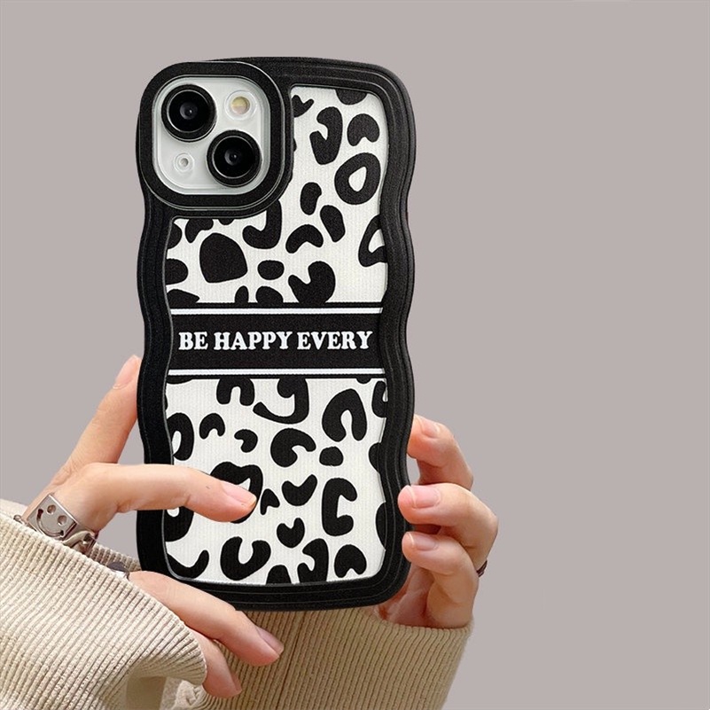 Casing Soft Case Silikon Motif Zebra / Leopard Untuk iPhone 14 13 12 11 Pro Max X Xr Xs Max 8 7 6 6s Plus