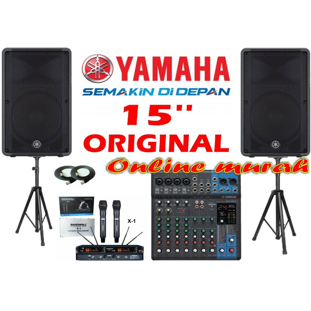 paket sound system yamaha 15'' original best quality
