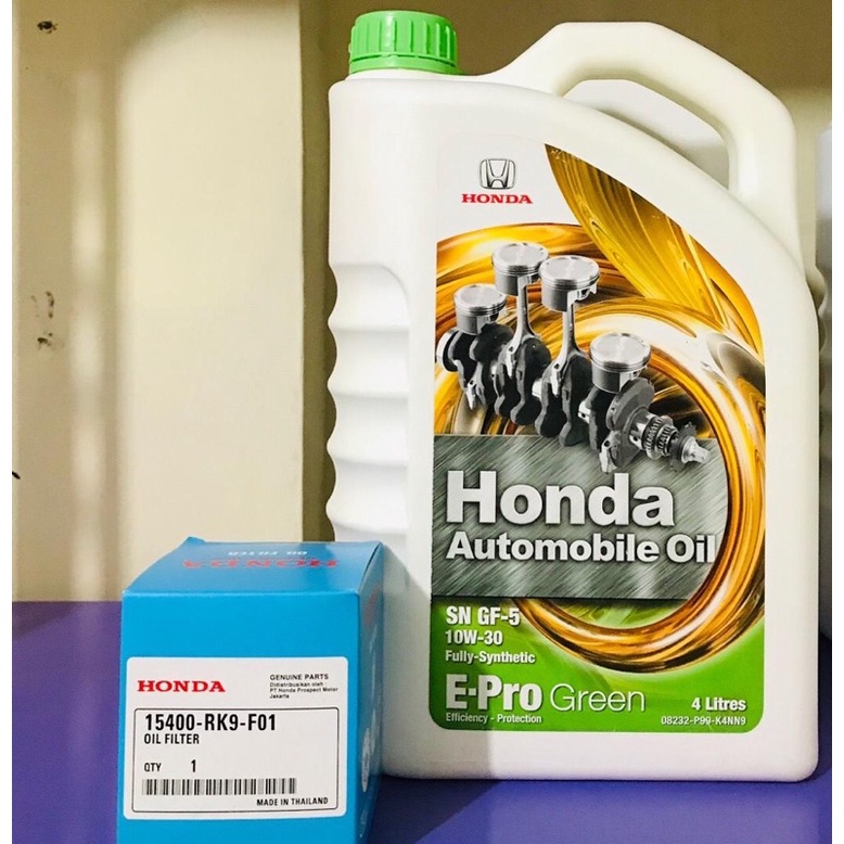 Oli mesin Honda Epro green 10W-30 4liter / gratis filter oli