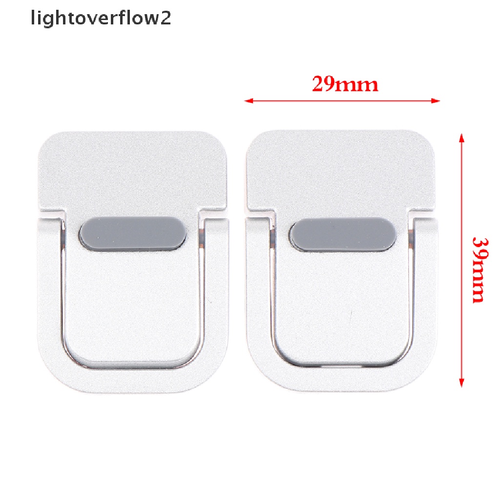 (lightoverflow2) Stand Riser Laptop / Keyboard Bahan Aluminum (ID)