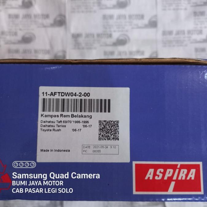 BRAKE SHOE KAMPAS REM BELAKANG TERIOS TARUNA FEROZA TDW ASTRA ASPIRA